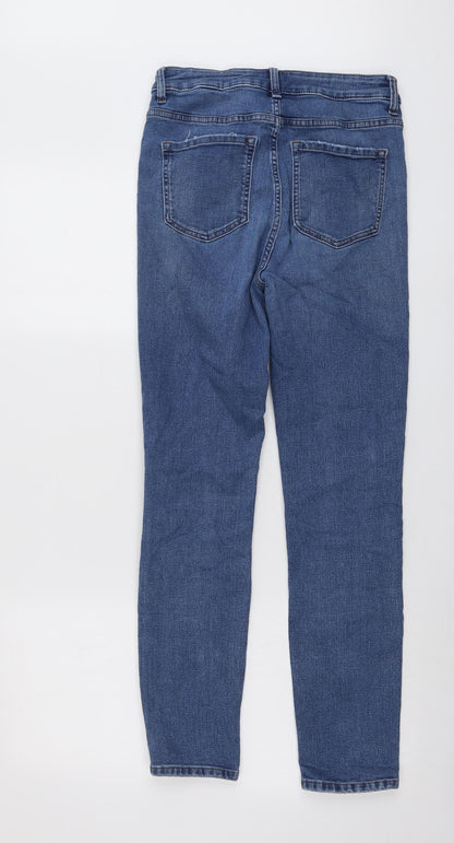 Womens UK Size 10 Marks and Spencer Regular Fit Skinny Blue Jeans