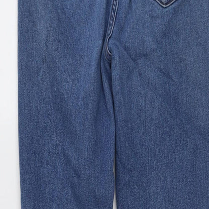 Womens UK Size 10 Marks and Spencer Regular Fit Skinny Blue Jeans