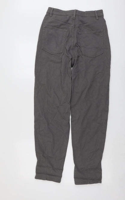 Womens UK Size 8 H&M Regular Fit Tapered Grey Jeans