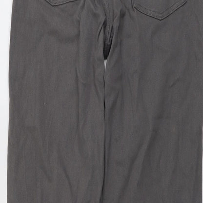 Womens UK Size 8 H&M Regular Fit Tapered Grey Jeans