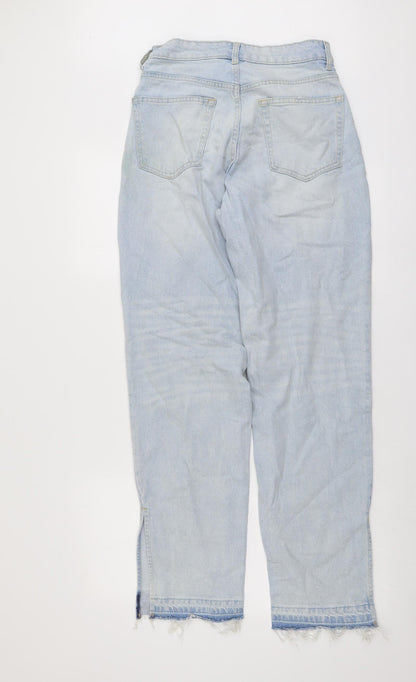 Womens UK Size 8 H&M Regular Fit Mom Blue Jeans