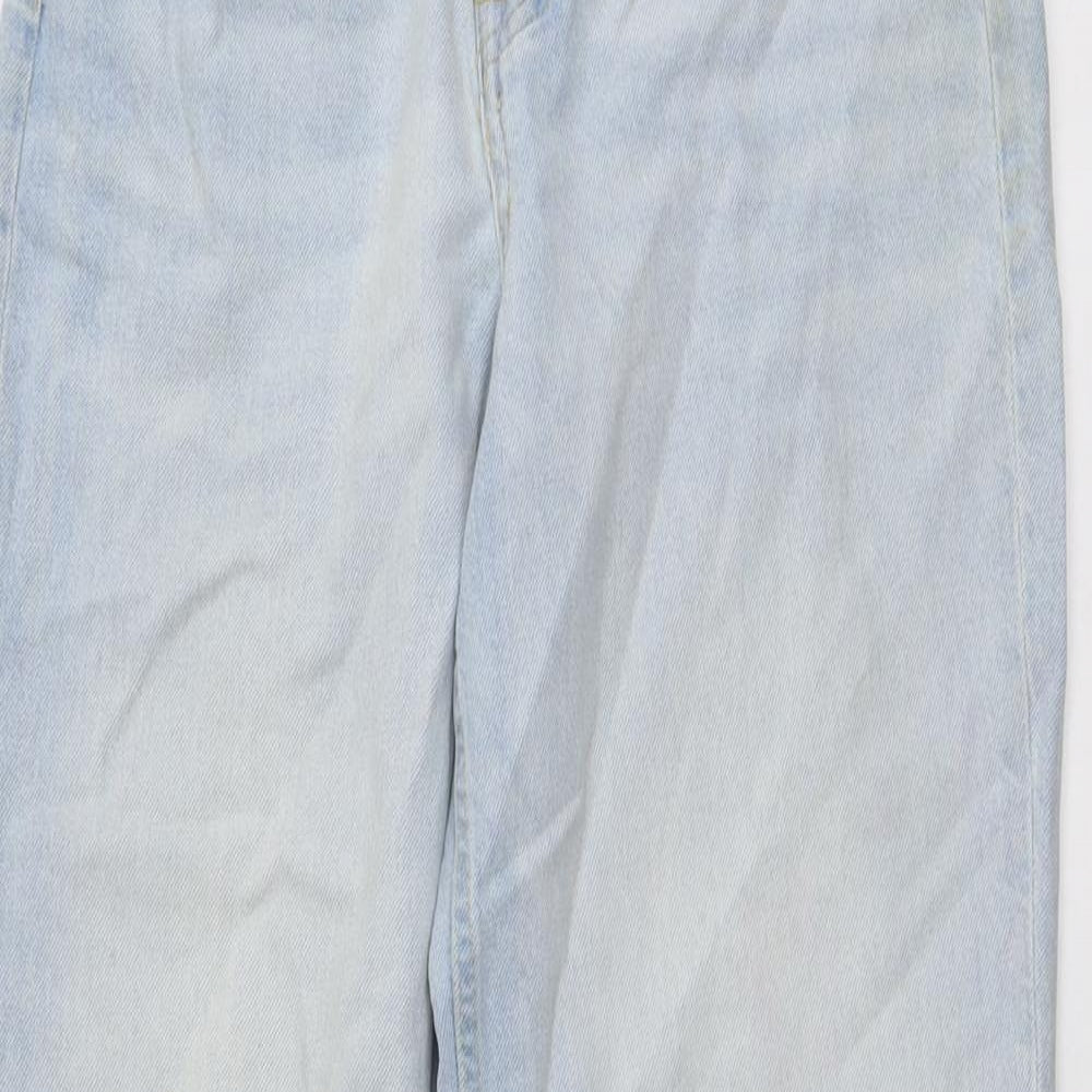 Womens UK Size 8 H&M Regular Fit Mom Blue Jeans