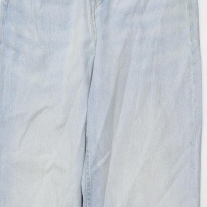 Womens UK Size 8 H&M Regular Fit Mom Blue Jeans