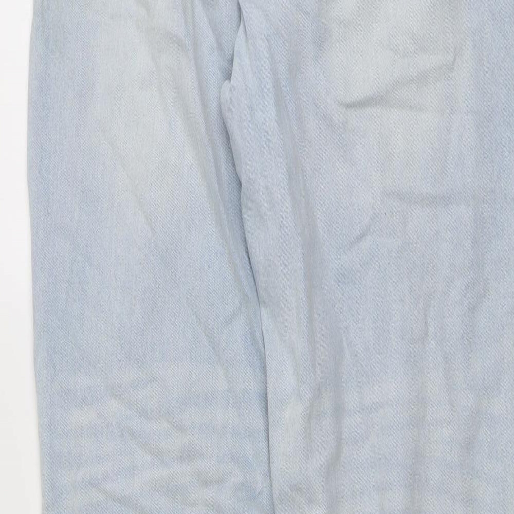 Womens UK Size 8 H&M Regular Fit Mom Blue Jeans