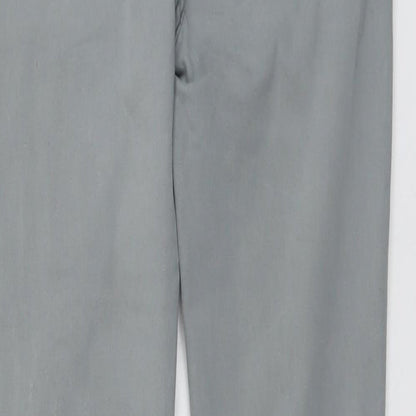 Momokrom Womens Grey Cotton Skinny Jeans Size 10 L25 in Regular Button
