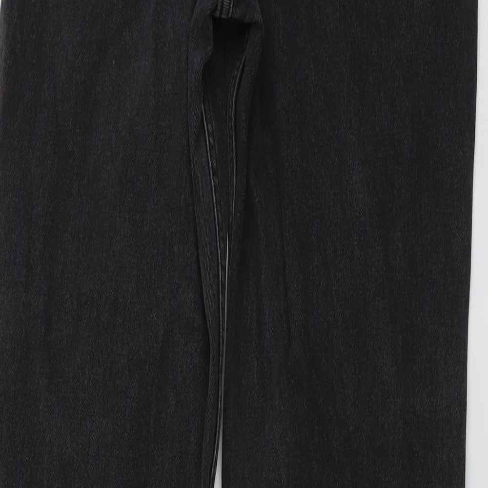 COLLUSION Womens Grey Cotton Mom Jeans Size 26 in L36 in Regular Button