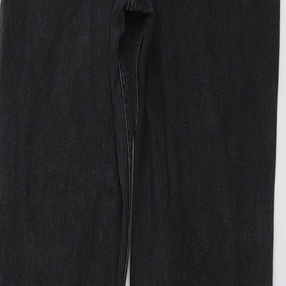 COLLUSION Womens Grey Cotton Mom Jeans Size 26 in L36 in Regular Button