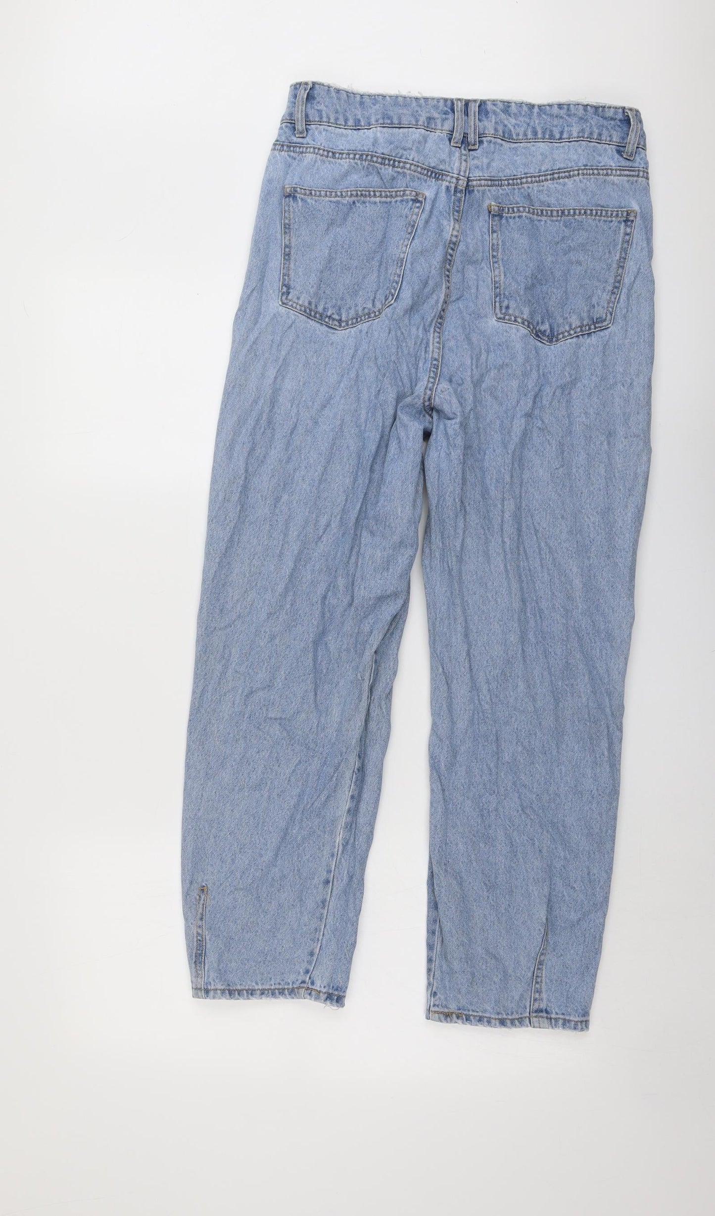 Womens UK Size 14 H&M Regular Fit Straight Blue Jeans