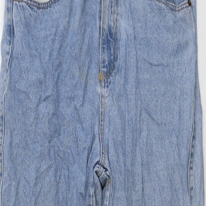 Womens UK Size 14 H&M Regular Fit Straight Blue Jeans