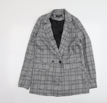 Womens UK Size 8 Missguided Grey Jacket