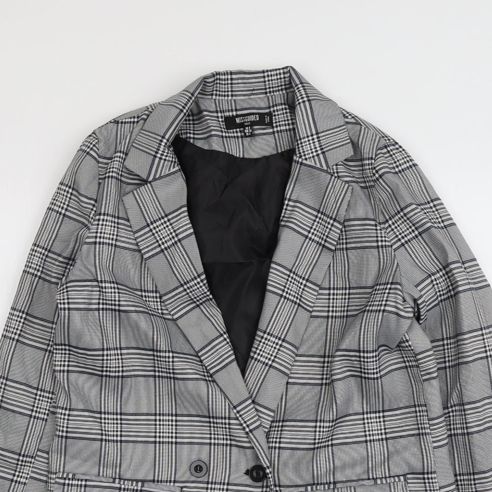 Womens UK Size 8 Missguided Grey Jacket