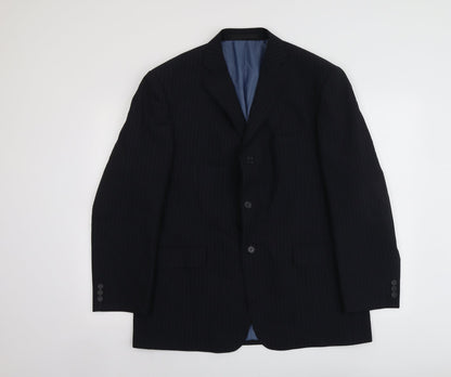 Mens UK Size 42 Marks and Spencer Regular Blue Suit Jacket