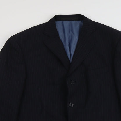 Mens UK Size 42 Marks and Spencer Regular Blue Suit Jacket