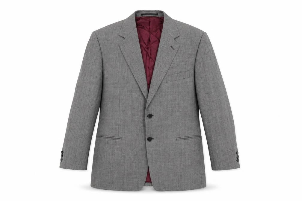 Mens UK Size 44 Brook Taverner Regular Grey Suit Jacket