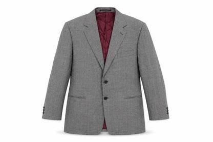 Mens UK Size 44 Brook Taverner Regular Grey Suit Jacket