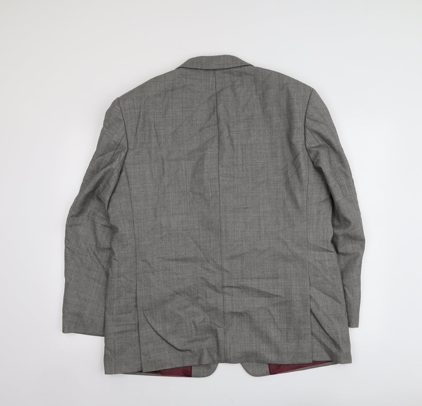 Mens UK Size 44 Brook Taverner Regular Grey Suit Jacket