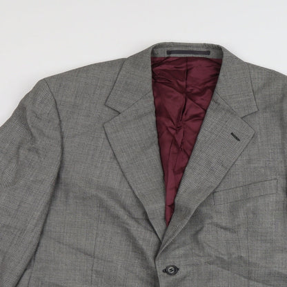 Mens UK Size 44 Brook Taverner Regular Grey Suit Jacket