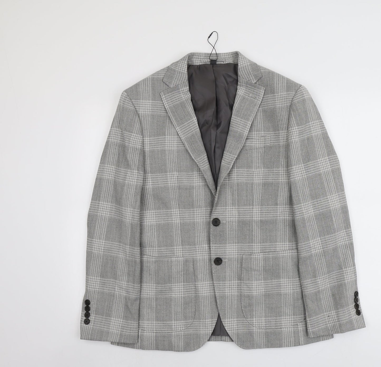 Mens UK Size 38 Marks and Spencer Regular Grey Suit Jacket