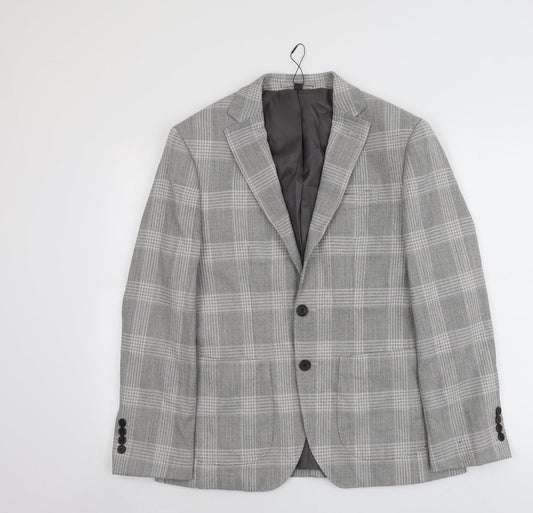Mens UK Size 38 Marks and Spencer Regular Grey Suit Jacket