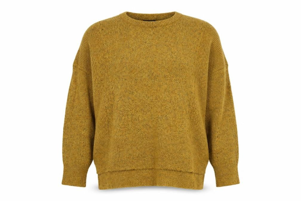 Womens UK Size 10 Topshop Yellow Pullover Jumper