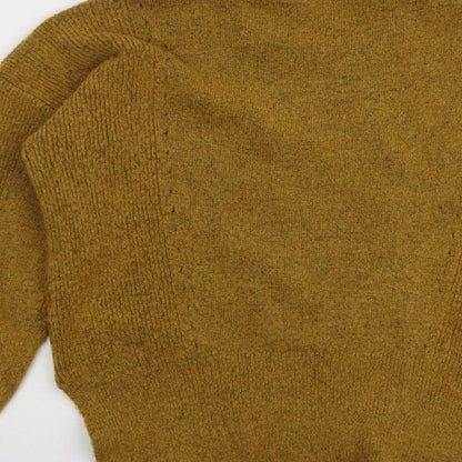 Womens UK Size 10 Topshop Yellow Pullover Jumper