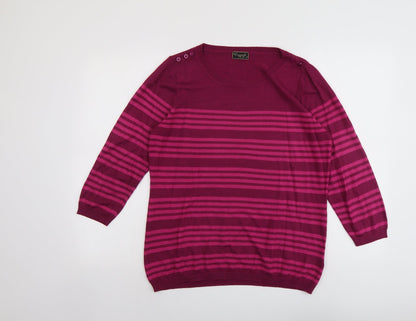 Womens UK Size 18 Originals Red Pullover Jumper