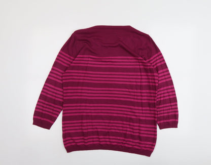 Womens UK Size 18 Originals Red Pullover Jumper