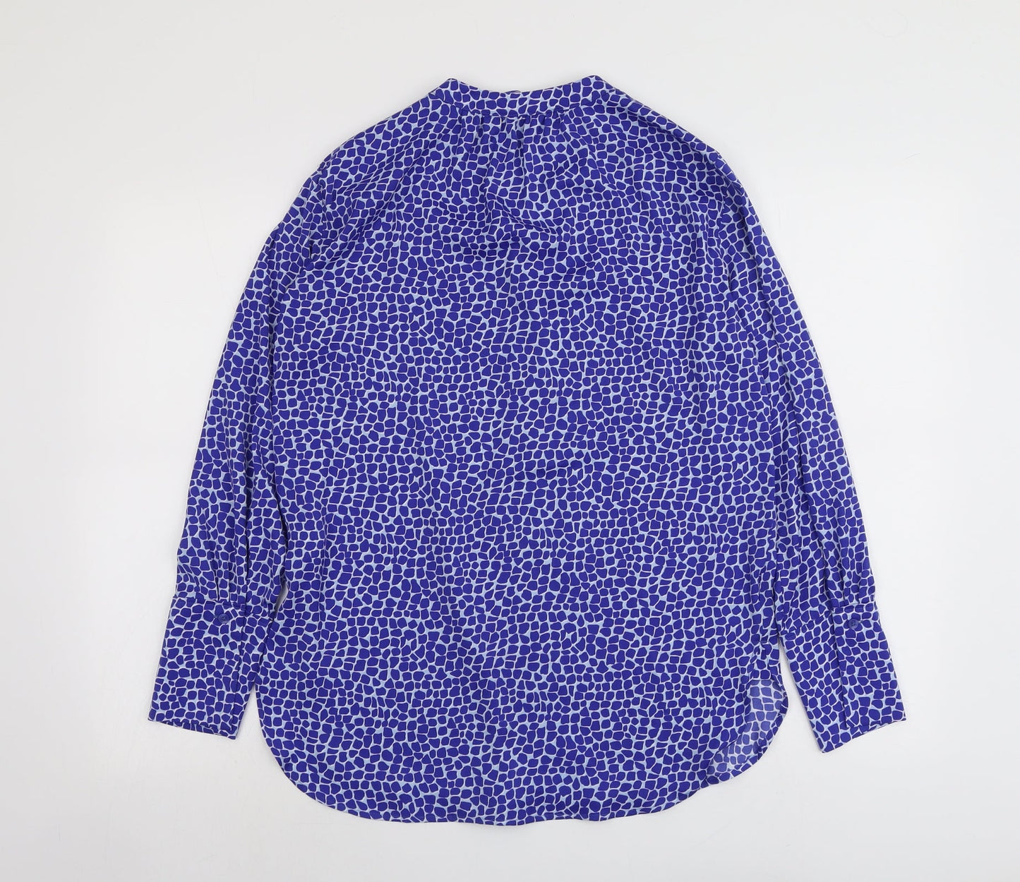 Womens UK Size 6 Marks and Spencer Blue Basic Blouse