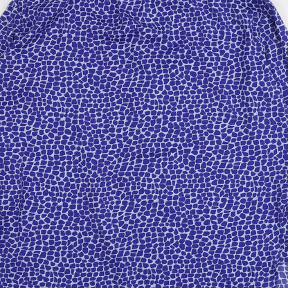 Womens UK Size 6 Marks and Spencer Blue Basic Blouse