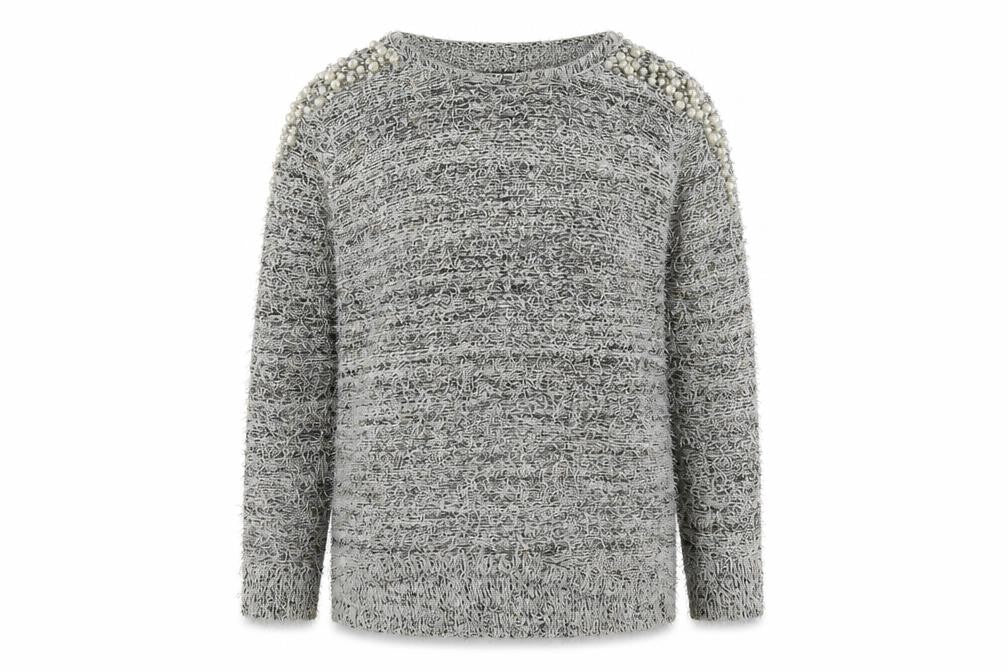 Womens UK Size M Nutshell Grey Pullover Jumper