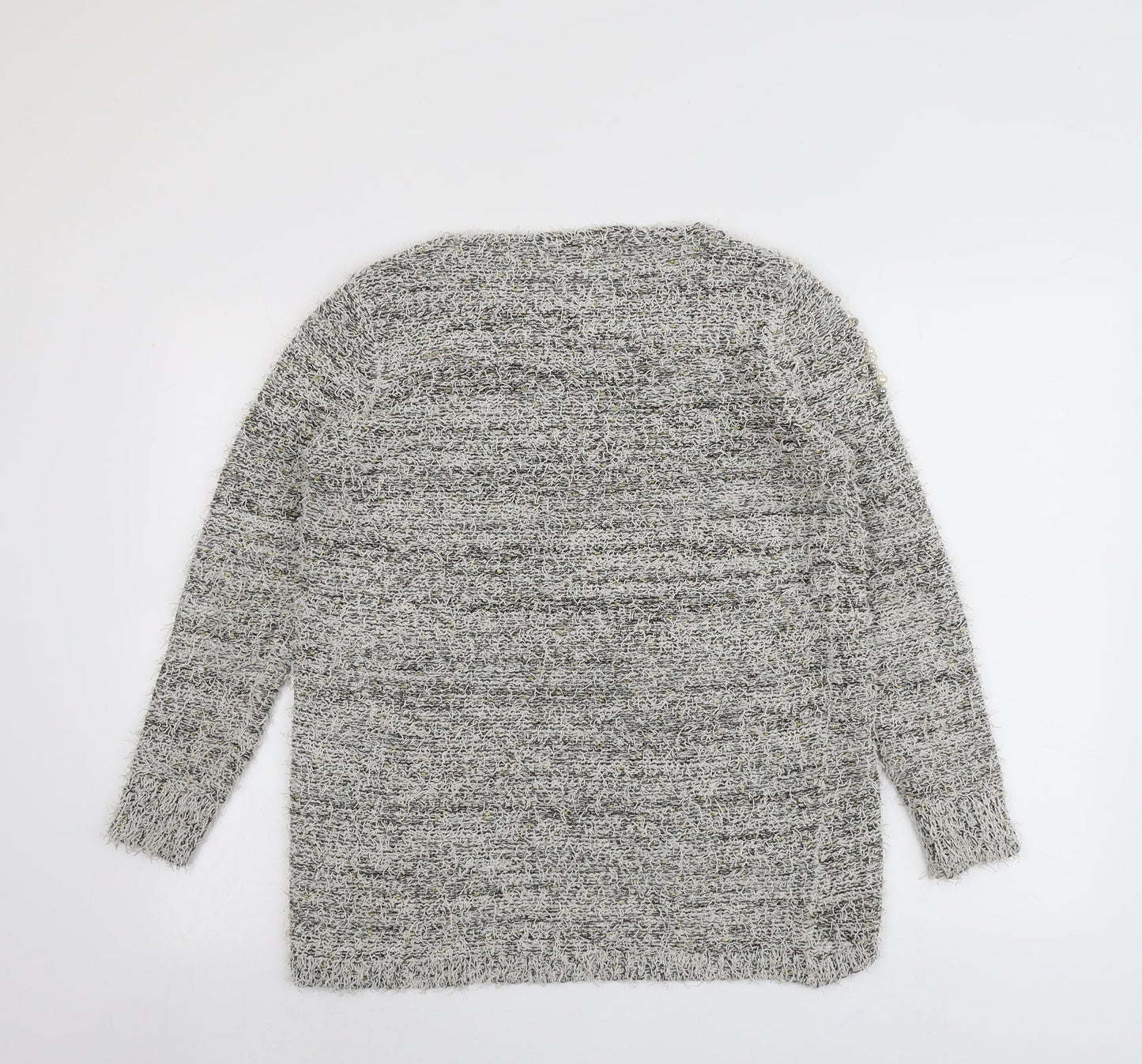 Womens UK Size M Nutshell Grey Pullover Jumper