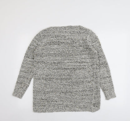 Womens UK Size M Nutshell Grey Pullover Jumper