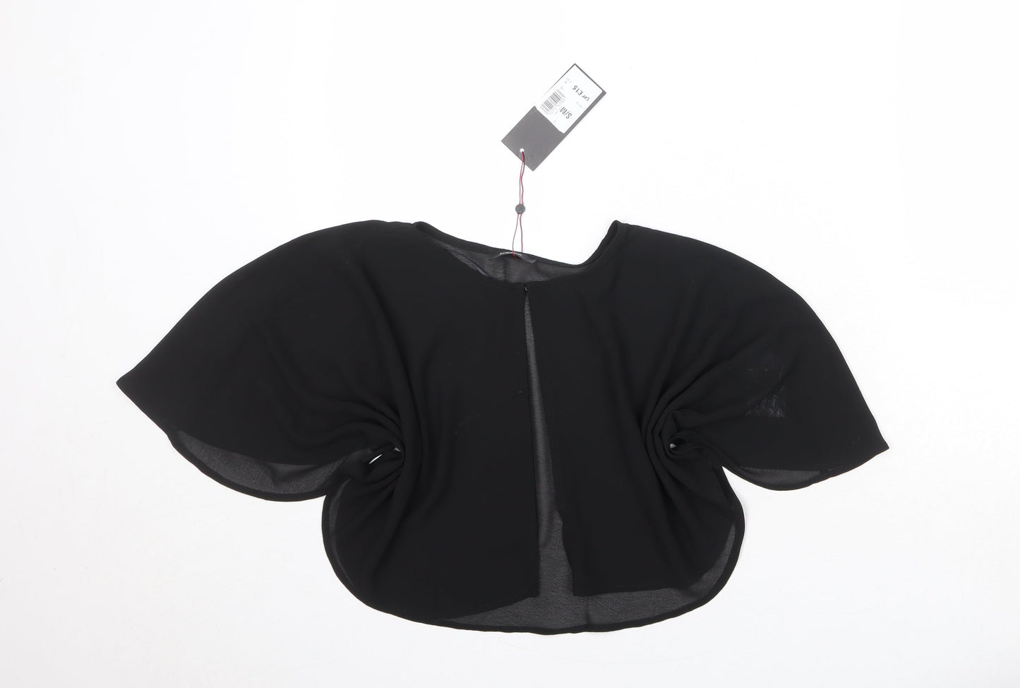 Womens UK Size S Klass Black Kimono Blouse