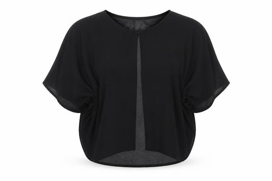 Womens UK Size S Klass Black Kimono Blouse