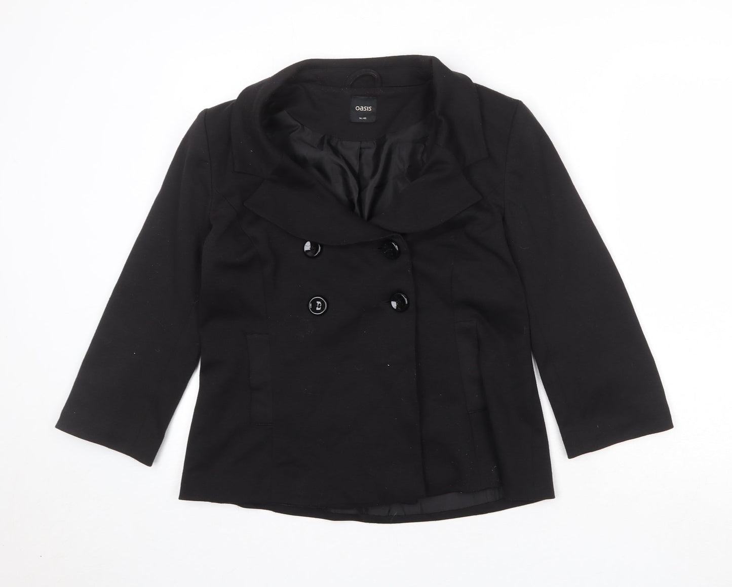 Womens UK Size 14 Oasis Black Jacket