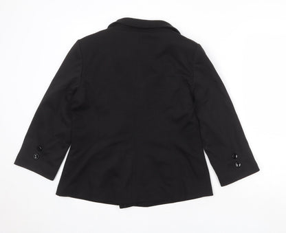 Womens UK Size 14 Oasis Black Jacket