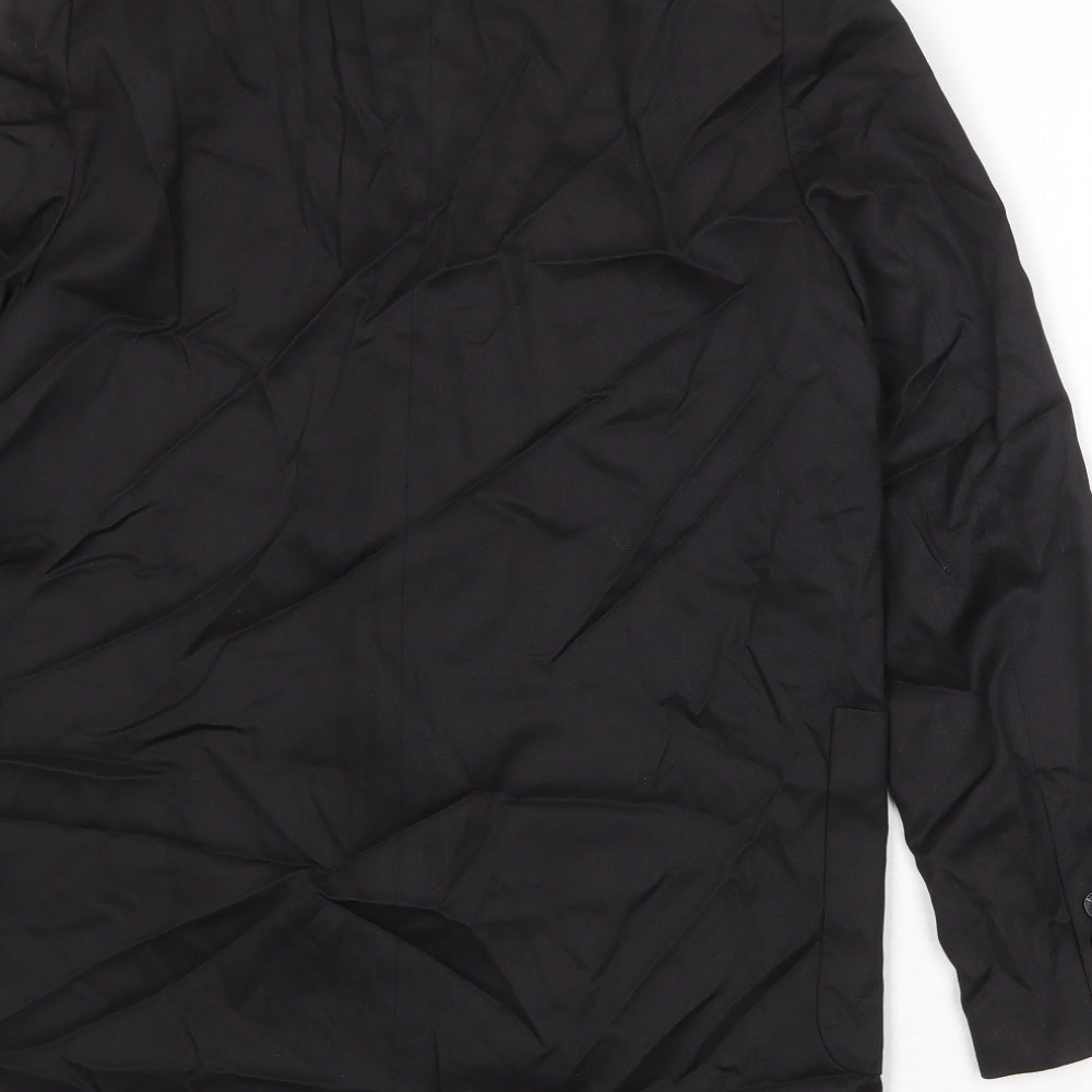 Zara Womens Black Lyocell Jacket Blazer Size XS