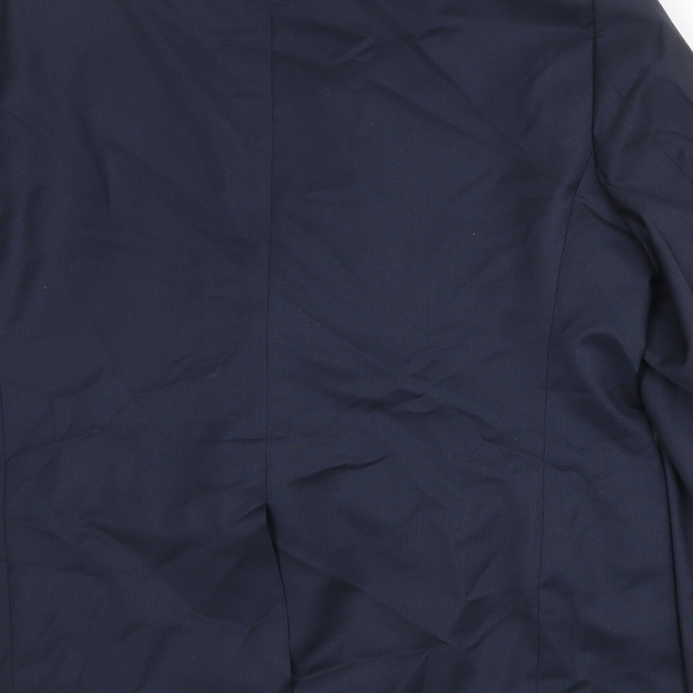 Autograph Mens Blue Wool Jacket Suit Jacket Size 44 Regular