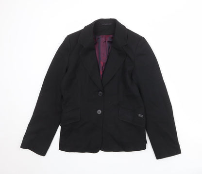 Womens UK Size 10 Evolution Regular Black Suit Jacket