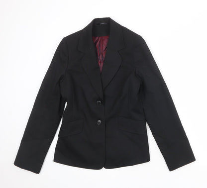 Womens UK Size 10 Evolution Regular Black Suit Jacket