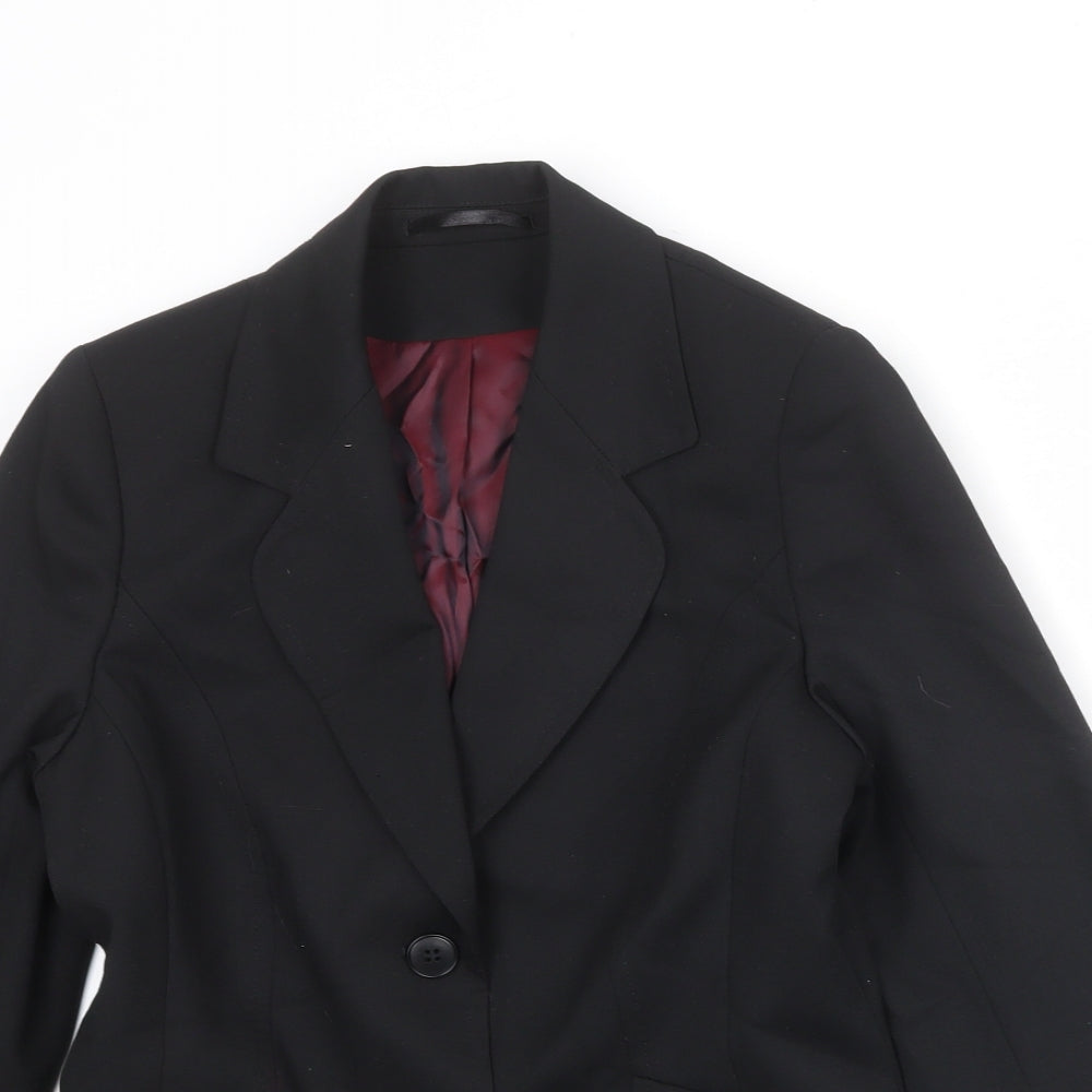 Womens UK Size 10 Evolution Regular Black Suit Jacket
