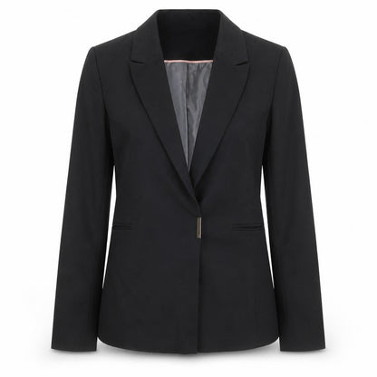 G2000 Womens Black Cotton Jacket Blazer Size 6