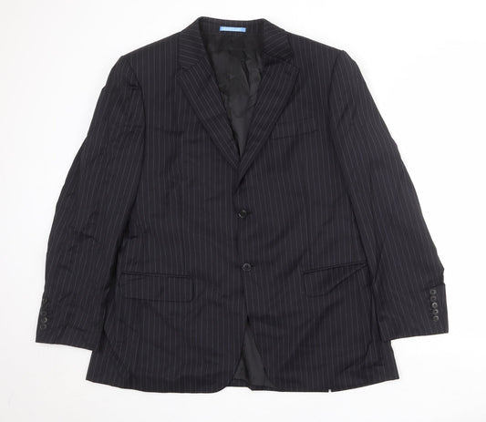 Mens UK Size 46 NEXT Regular Black Suit Jacket