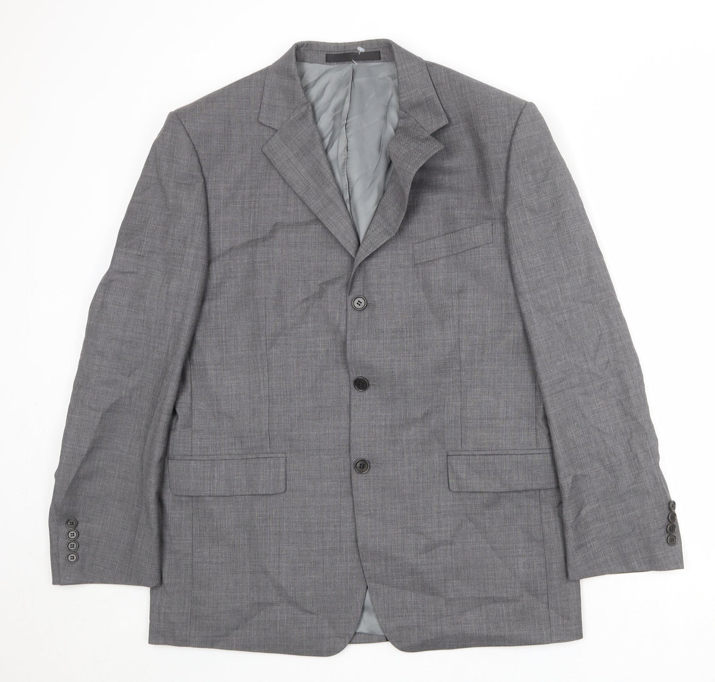 Mens UK Size 42 Marks and Spencer Regular Grey Suit Jacket