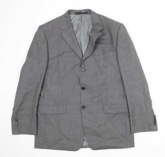 Mens UK Size 42 Marks and Spencer Regular Grey Suit Jacket