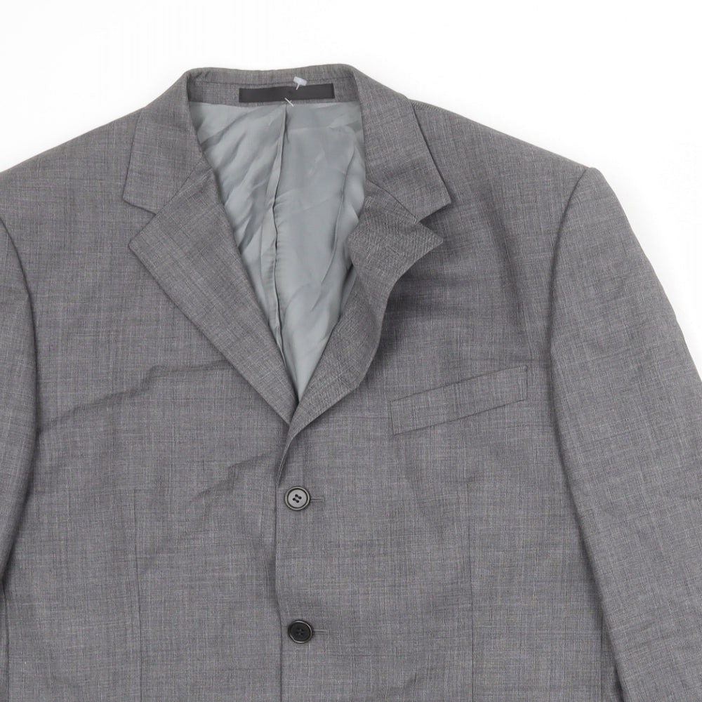 Mens UK Size 42 Marks and Spencer Regular Grey Suit Jacket