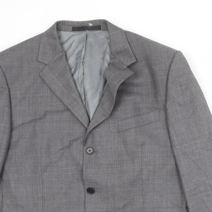Mens UK Size 42 Marks and Spencer Regular Grey Suit Jacket