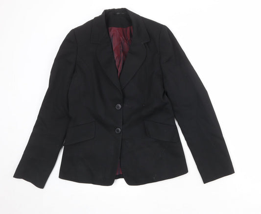 Womens UK Size 8 Evolution Regular Black Suit Jacket