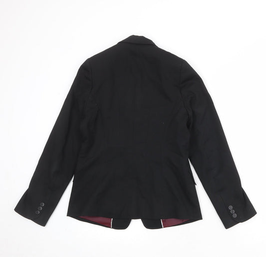 Womens UK Size 8 Evolution Regular Black Suit Jacket
