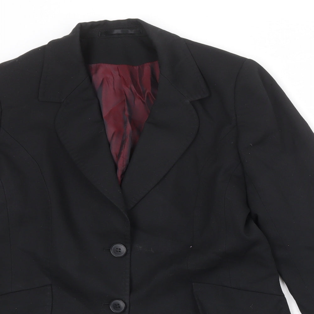 Womens UK Size 8 Evolution Regular Black Suit Jacket